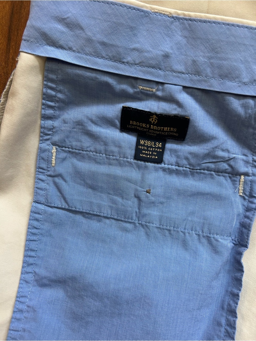 Brooks Brothers Men's Front Pleated Dress Pants 100% Cotton Pockets Luxury - Picture 12 of 12